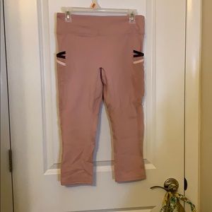 Pink workout pants